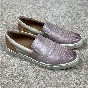 NWOT Frye Ivy Stitch lilac slip on sz 8 (never worn!)